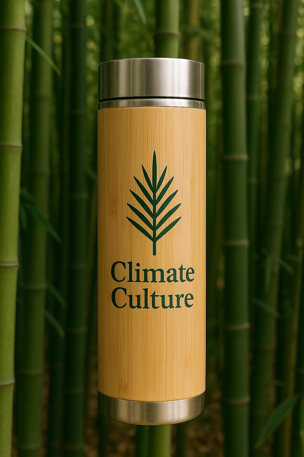 Eco-friendly Bamboo Bottle by Climate Culture